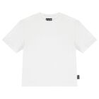 Boys White Logo T-Shirt, 1, hi-res