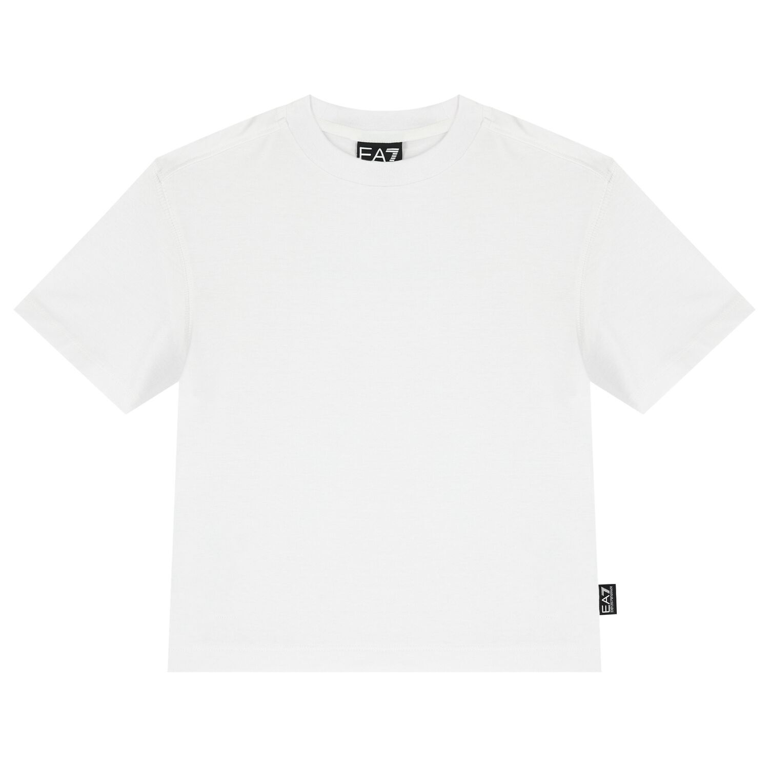 Boys White Logo T-Shirt, 1, hi-res image number null