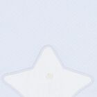 Baby Boys White & Blue Quilted Blanket, 1, hi-res