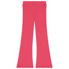 Girls Pink Logo Leggings, 2, hi-res