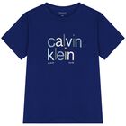 Boys Blue Logo T-Shirt, 1, hi-res