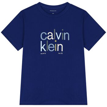 Boys Blue Logo T-Shirt