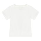 Younger Boys Ivory Ice Cream T-Shirt, 1, hi-res