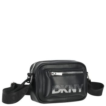Girls Black Logo Bag
