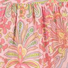 Younger Girls Ivory & Pink Floral Paisley Dress, 2, hi-res