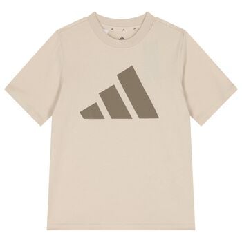 Beige Logo T-Shirt