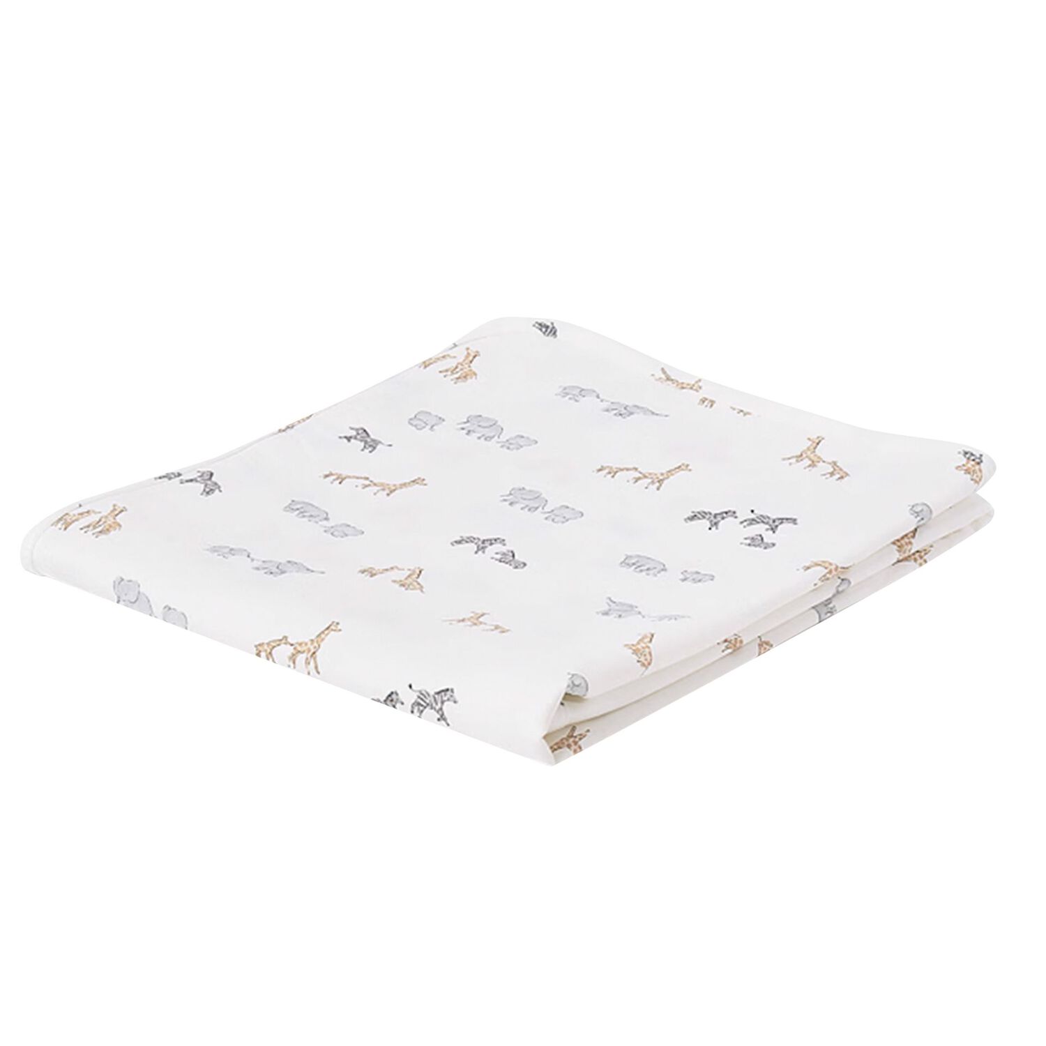 White Animals Baby Blanket, 3, hi-res