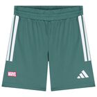 Green Marvel Logo Shorts Set, 1, hi-res