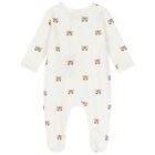 Baby Boys Ivory Logo Babygrow Gift Set, 1, hi-res
