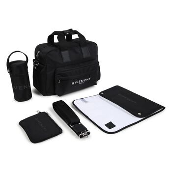 Black Logo Baby Changing Bag