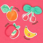 Younger Girls Pink Fruits T-Shirt, 1, hi-res