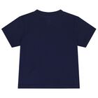 Baby Boys Navy Blue Polo Bear T-Shirt, 1, hi-res