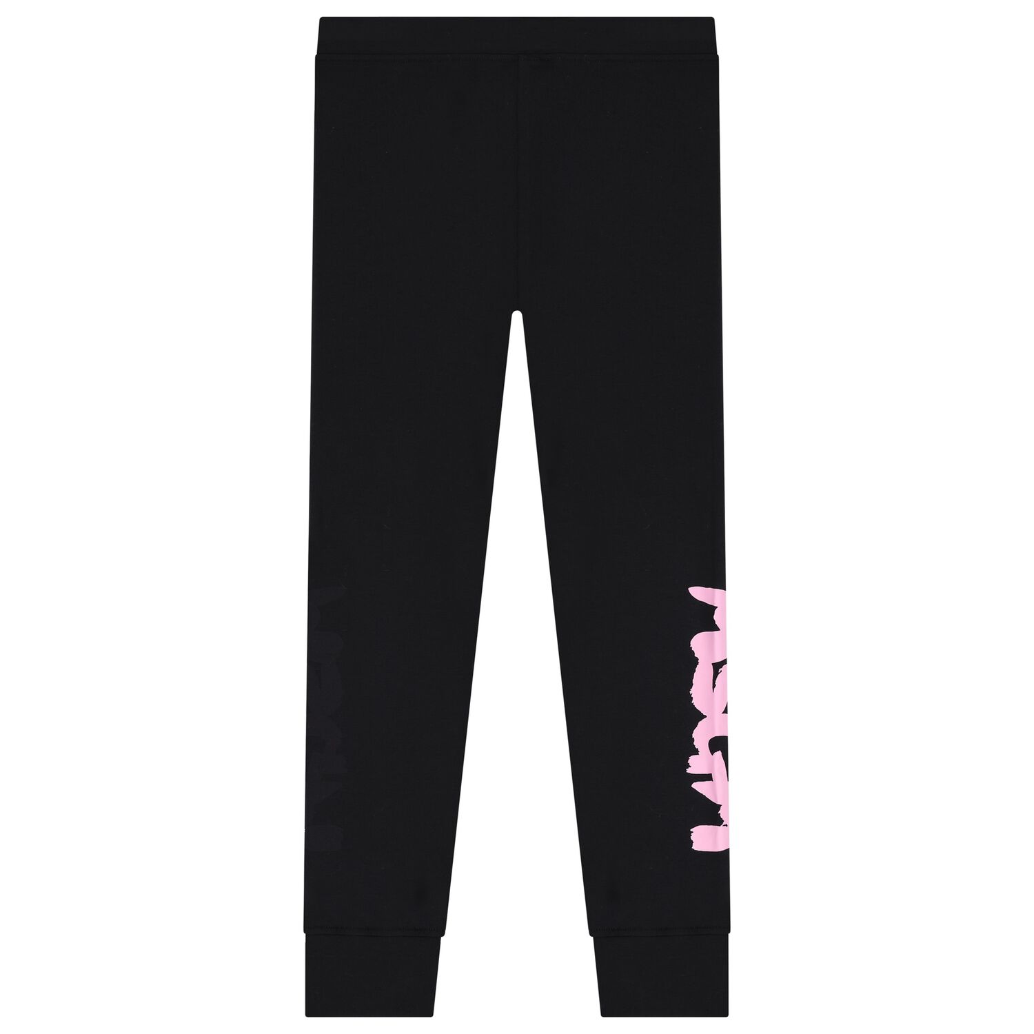 Girls Black Logo Leggings, 1, hi-res image number null
