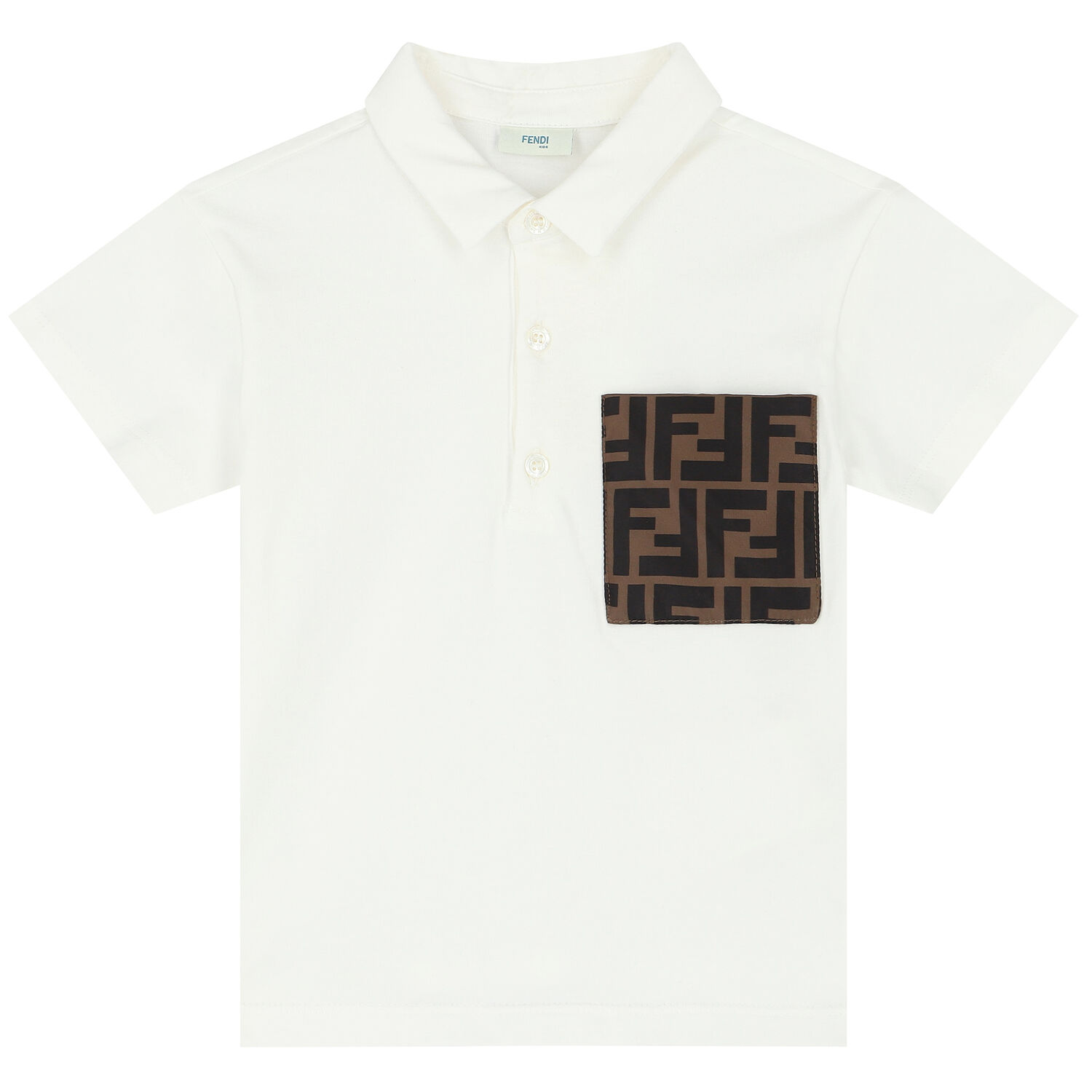 Baby Boys Ivory Logo Polo Shirt, 1, hi-res image number null
