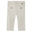 Younger Boys Beige Trousers, 2, hi-res