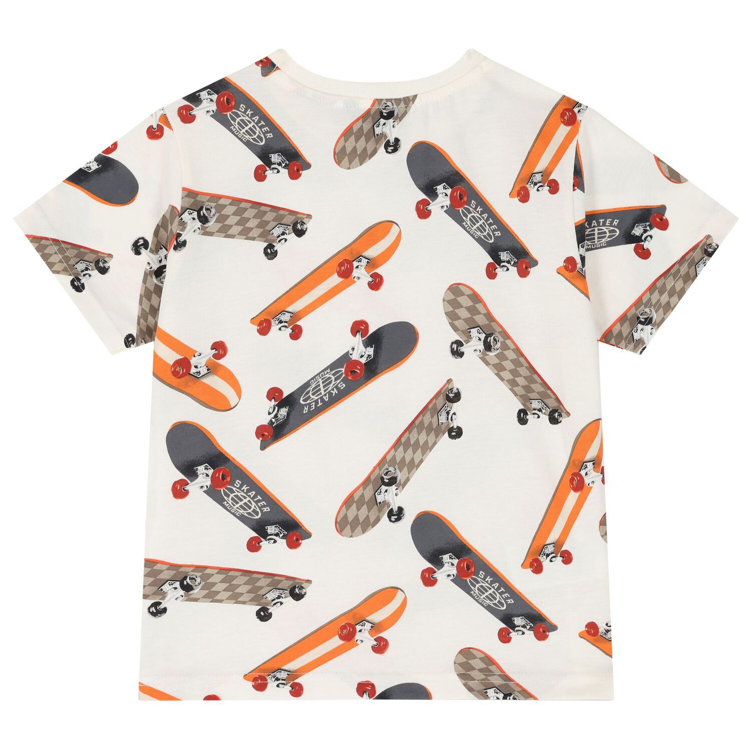 Boys Ivory Skateboard T-Shirt, 1, hi-res image number null