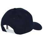 Boys Navy Blue Logo Cap, 2, hi-res