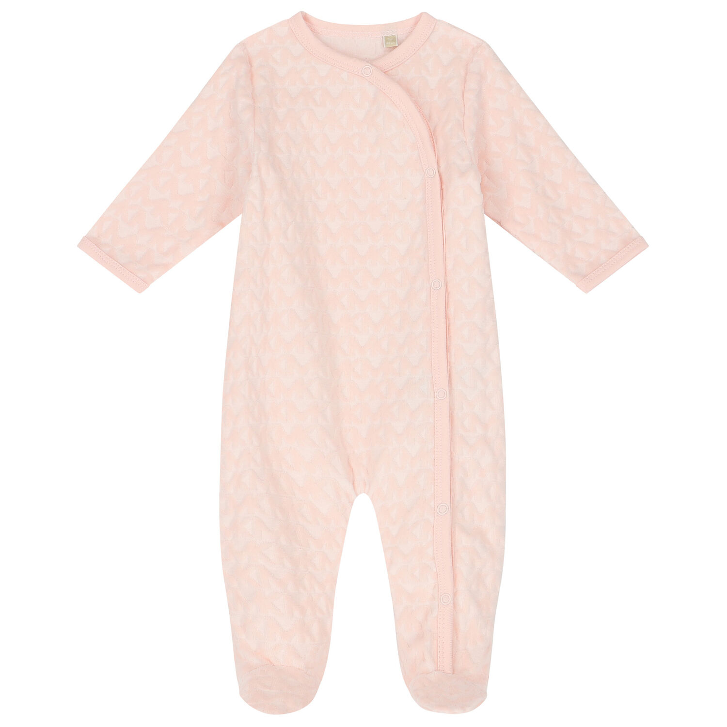 Baby Girls Pink Logo Babygrow Gift Set, 1, hi-res