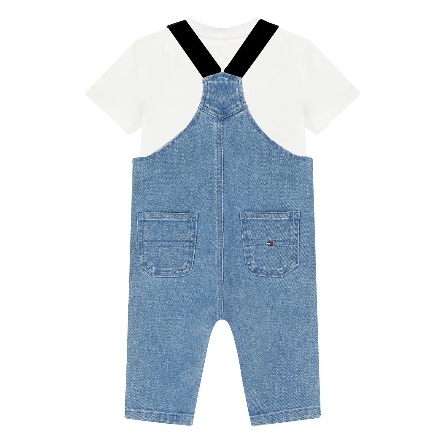 Blue Denim Younger Dungaree Set, 1, hi-res
