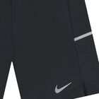 Boys Black Miler Logo Dri-Fit Shorts, 1, hi-res