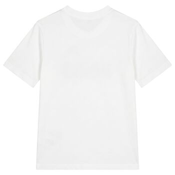 Boys White Logo T-Shirt
