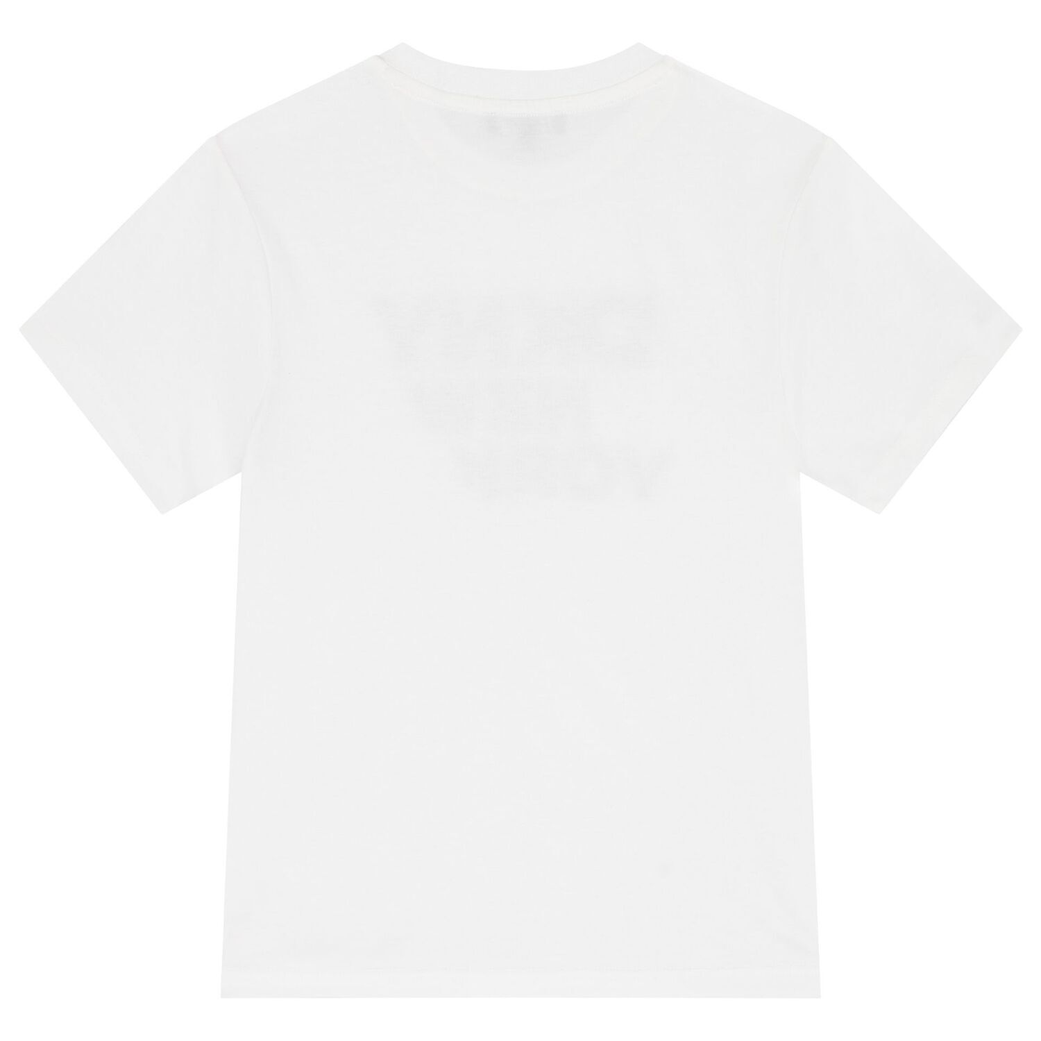 Boys White Logo T-Shirt, 1, hi-res