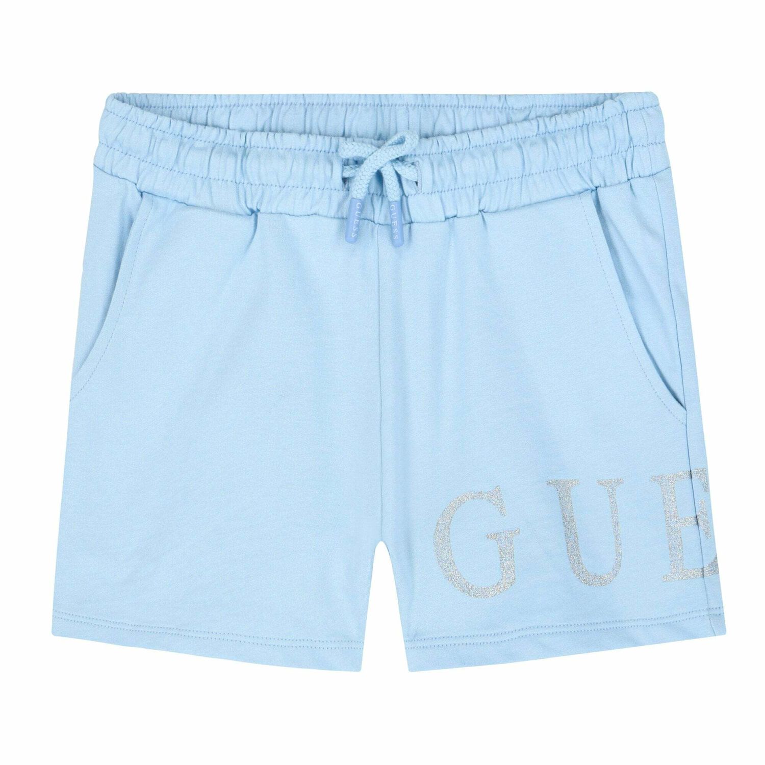 Girls Blue Logo Shorts, 2, hi-res image number null