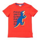 Boys Red Dinosaur T-Shirt, 2, hi-res