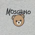 Younger Grey Teddy Bear Logo T-Shirt, 6, hi-res