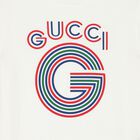 White Cotton Logo T-Shirt, 1, hi-res