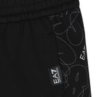 Boys Black Logo Joggers, 1, hi-res