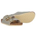 Girls Metallic Gold Sandals, 1, hi-res
