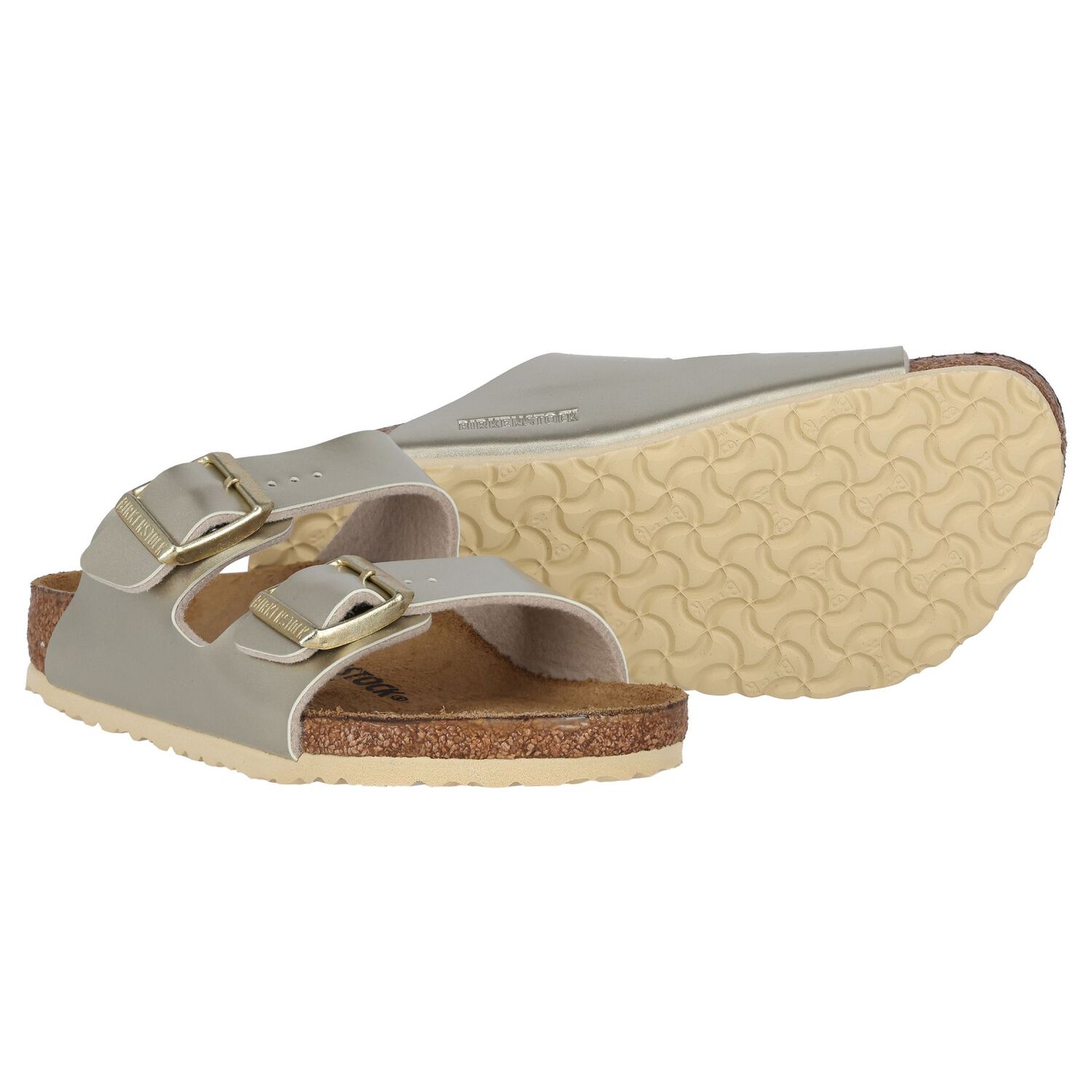 Girls Metallic Gold Sandals, 1, hi-res image number null