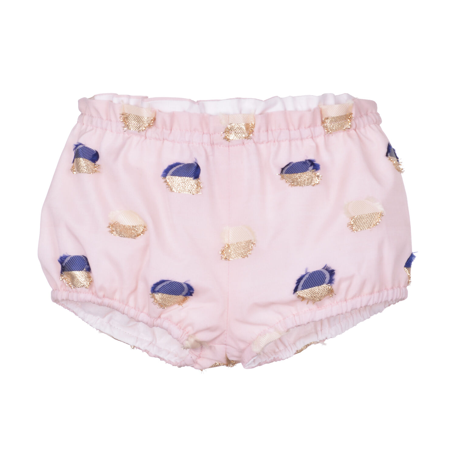 Baby Girls Pink & Blue Jacquard Dress Set, 1, hi-res