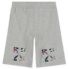 Grey Logo Shorts, 2, hi-res