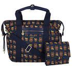 Navy Logo Baby Changing Bag, 3, hi-res