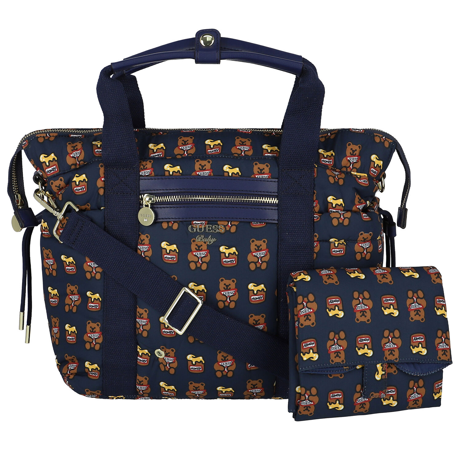 Navy Logo Baby Changing Bag, 3, hi-res