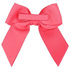Girls Pink Bow Hairclip, 3, hi-res
