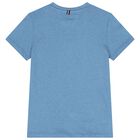 Boys Blue Logo T-Shirt, 2, hi-res