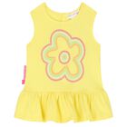 Girls Yellow Sequin Top & Shorts Set, 1, hi-res