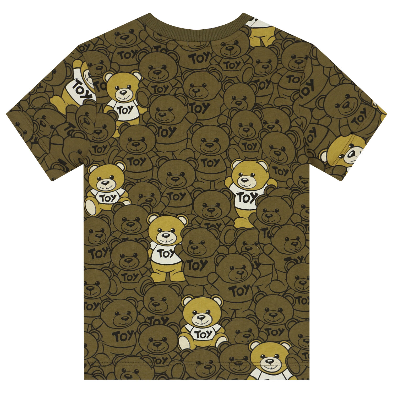 Green Teddy Bear Logo T-Shirt, 1, hi-res