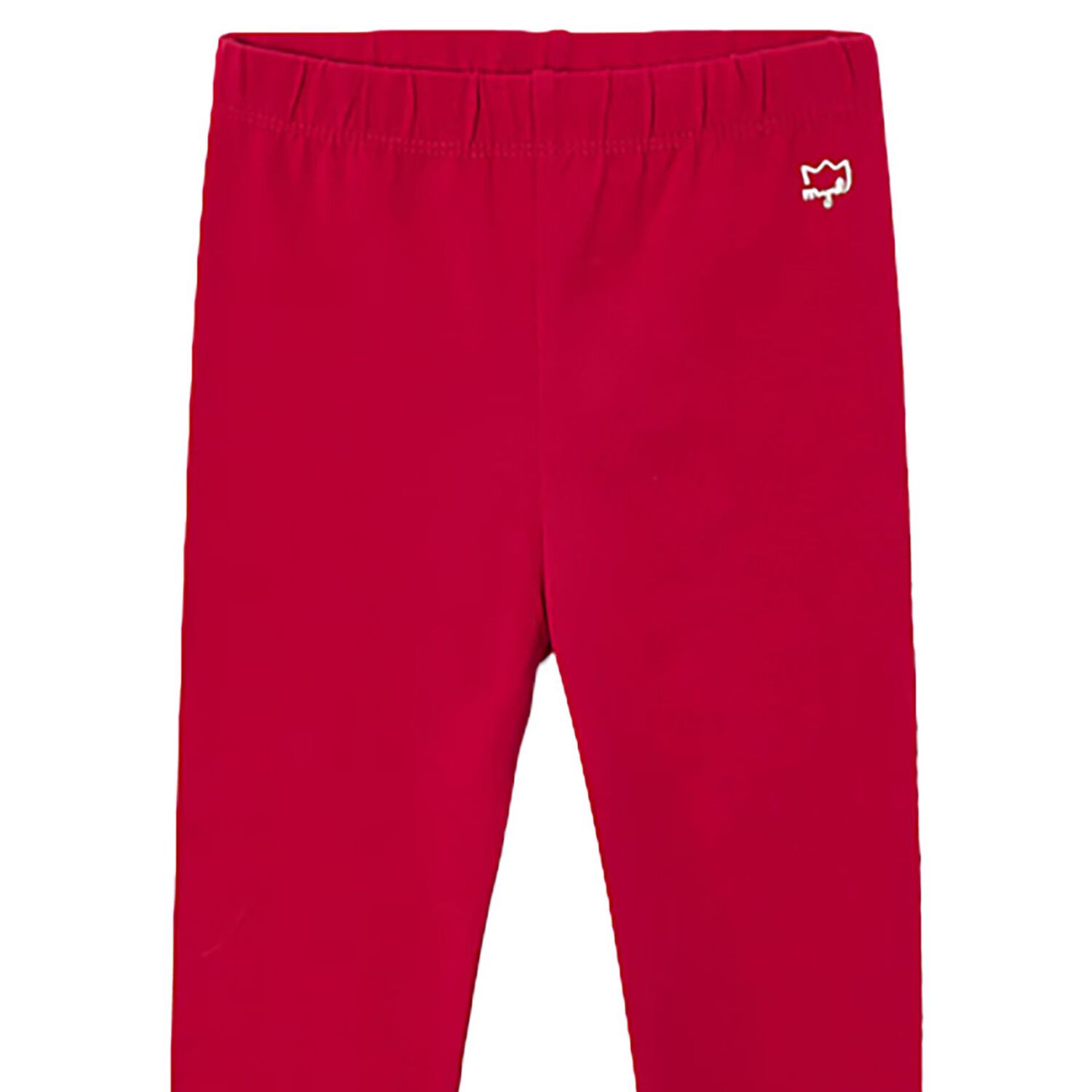 Girls Red Logo Leggings, 3, hi-res