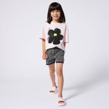 Girls Pink Daisy T-Shirt