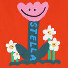 Girls Orange Floral Long Sleeve Top, 1, hi-res