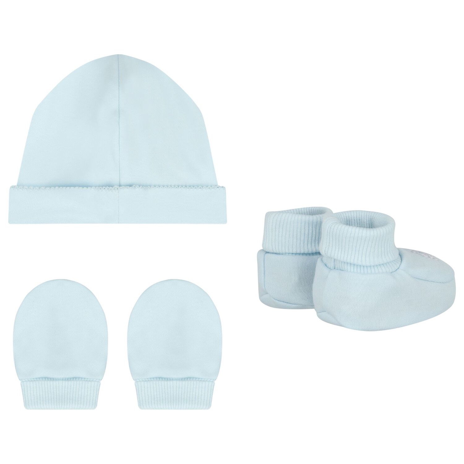 Baby Boys Blue Hat & Booties Gift Set, 2, hi-res image number null