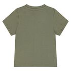 Younger Boys Green Logo T-Shirt, 2, hi-res
