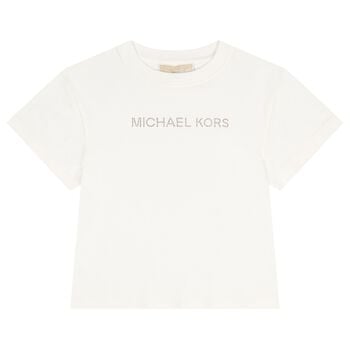 Girls Ivory Logo T-Shirt