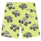 Boys White & Green Short Set, 2, hi-res