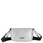 Girls Metallic Silver Ikonik Karl Logo Handbag, 1, hi-res