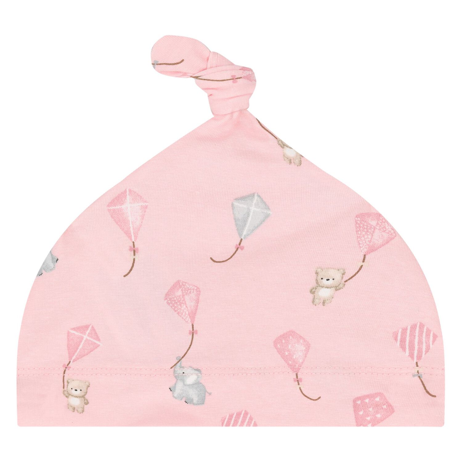 Baby Girls Pink Kite Babygrow & Hat Set, 3, hi-res